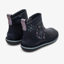 Camper Twins Down Boots Navy - Kids Singapore TNDPWF-988